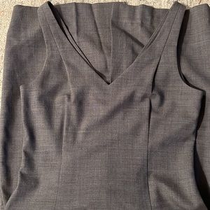 Theory sleeveless slimming dress gorgeous gray